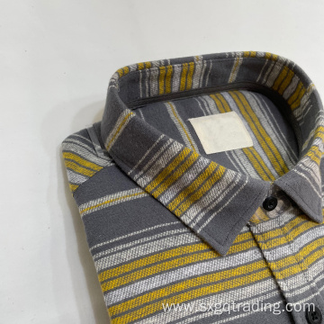 100%cotton flannel male shirt